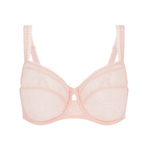 Soutien-gorge avec armature decollete carre - Poudre pétale – Image 7