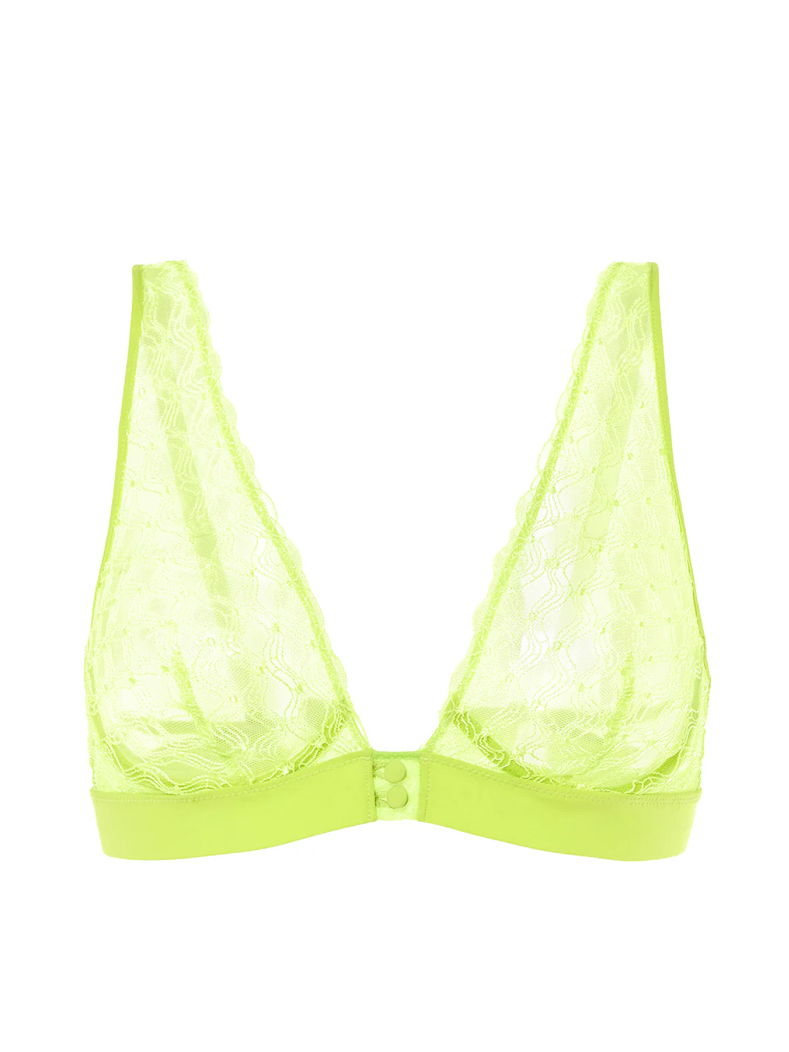 Soutien-gorge triangle avec armatures - Lime – Image 6