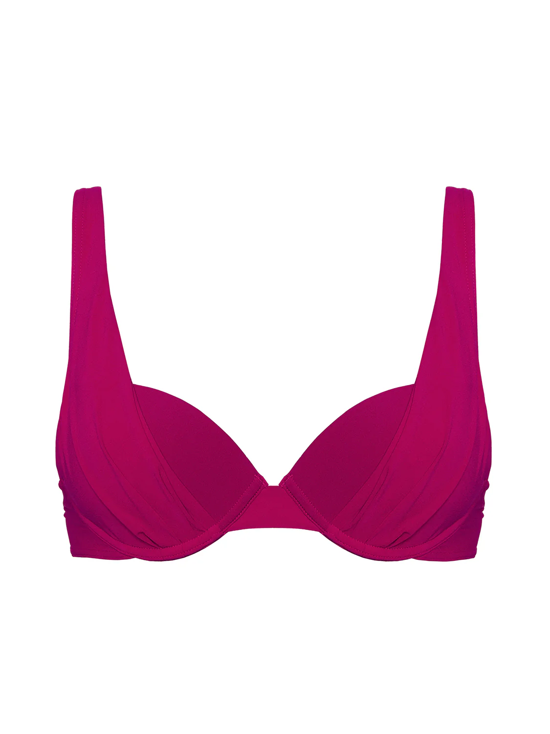 Haut de maillot de bain à coque - Framboise – Image 6