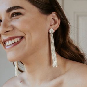 Boucles d’oreilles de mariée Myrna