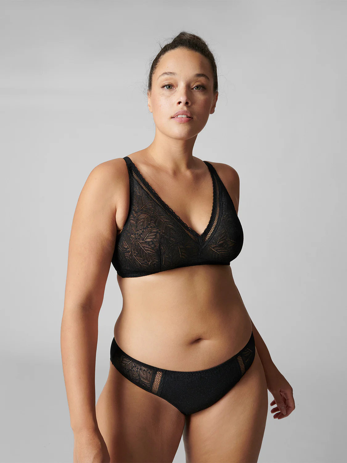 Soutien-gorge sans-armatures structuré - Noir – Image 8