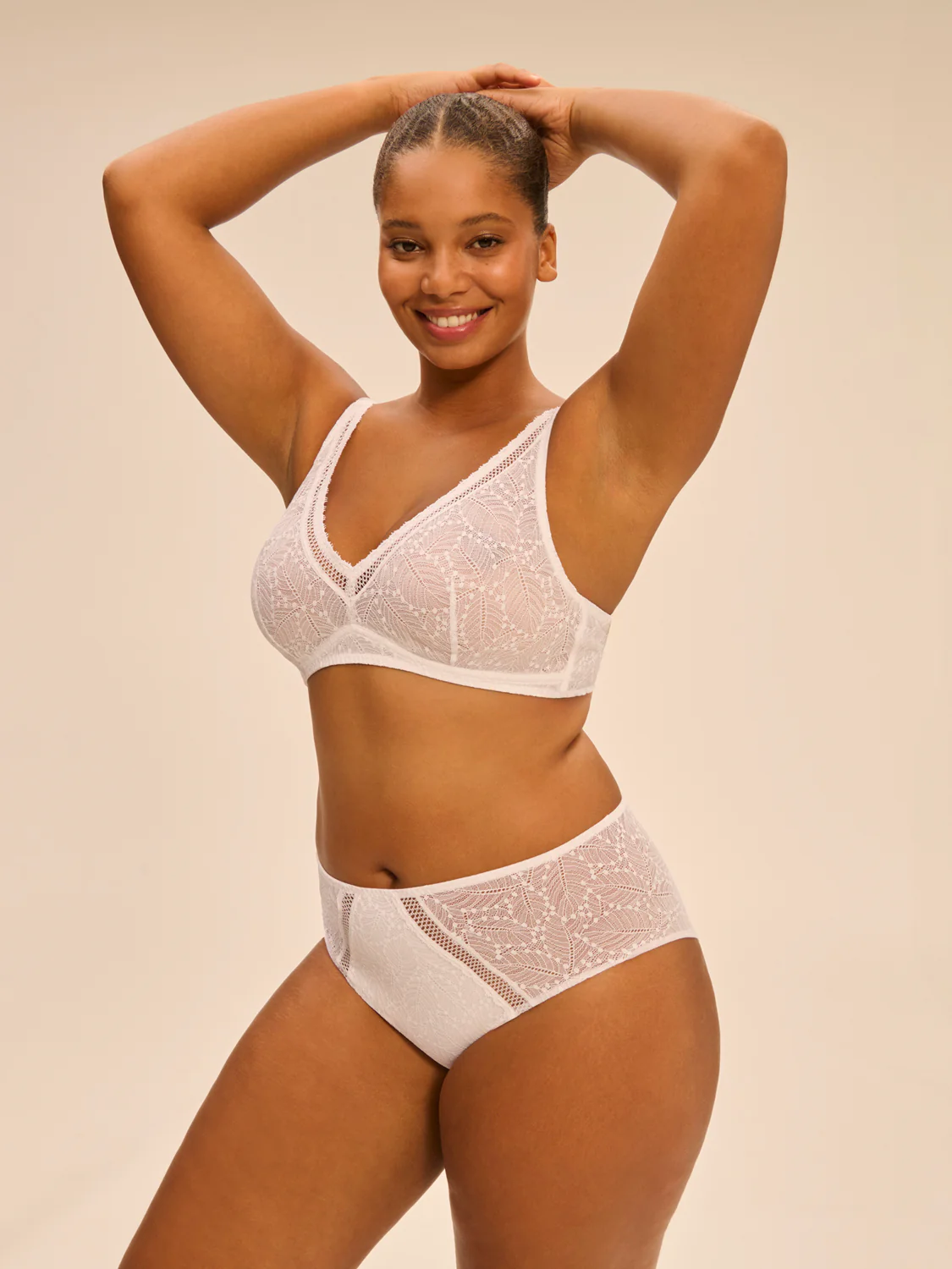 Culotte taille haute - Blanc – Image 8