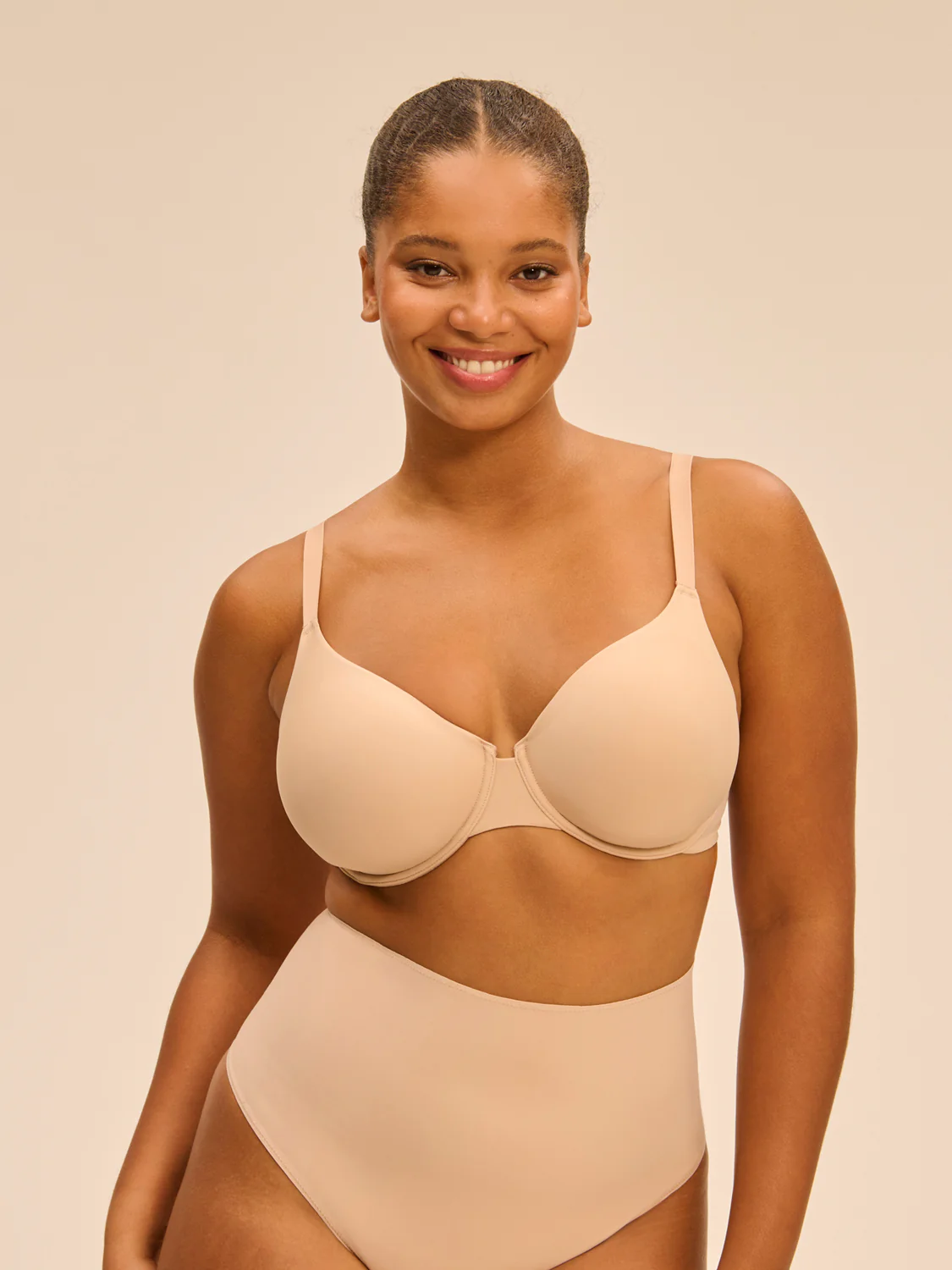 Soutien-gorge emboitant multi-positions sans couture - Peau Rosée – Image 7