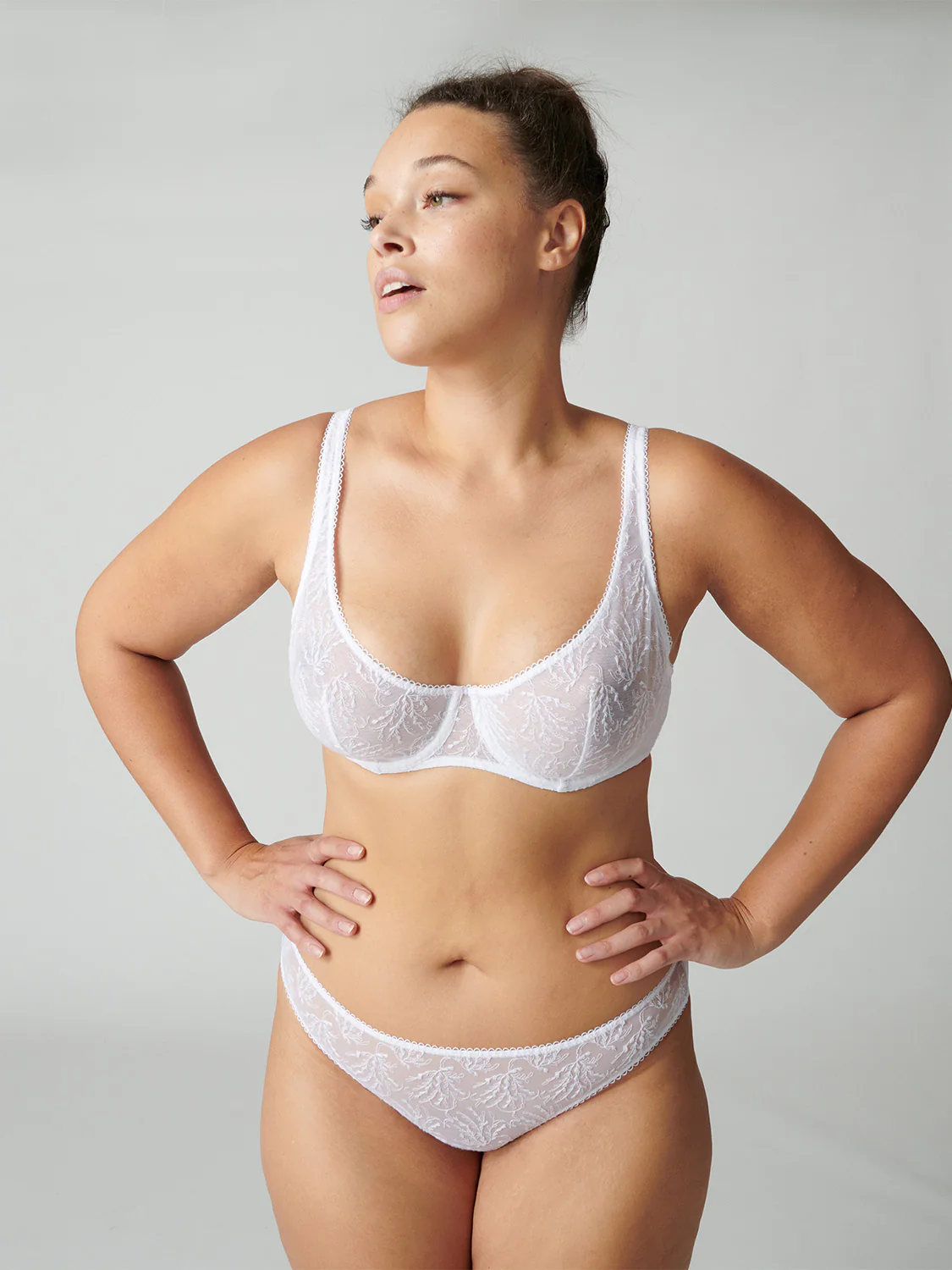 Soutien-gorge armatures décolleté galbé - Blanc – Image 7