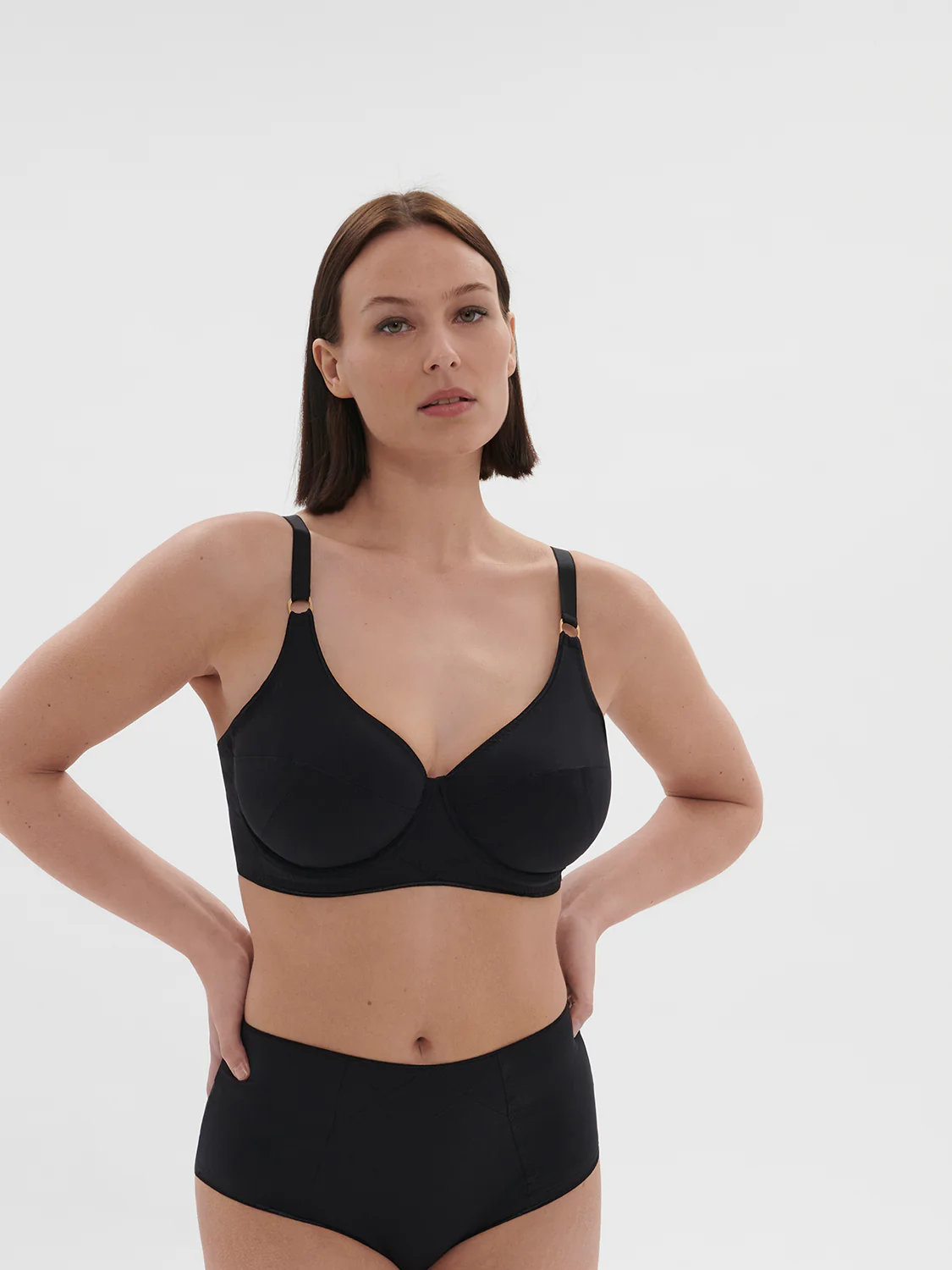 Soutien-gorge avec armatures décolleté - Noir – Image 5