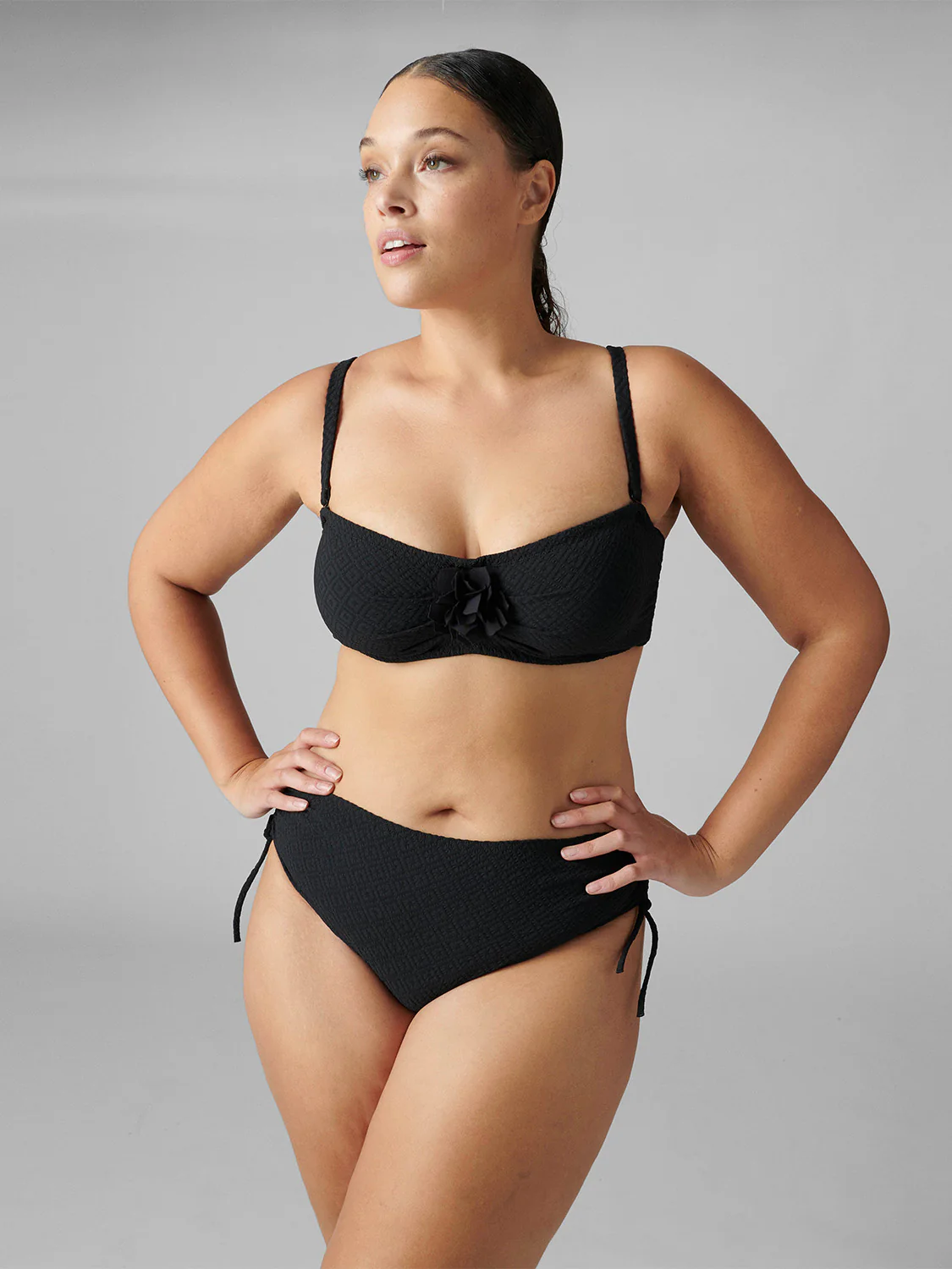 Haut de maillot de bain bandeau mousse avec armatures - Noir – Image 6