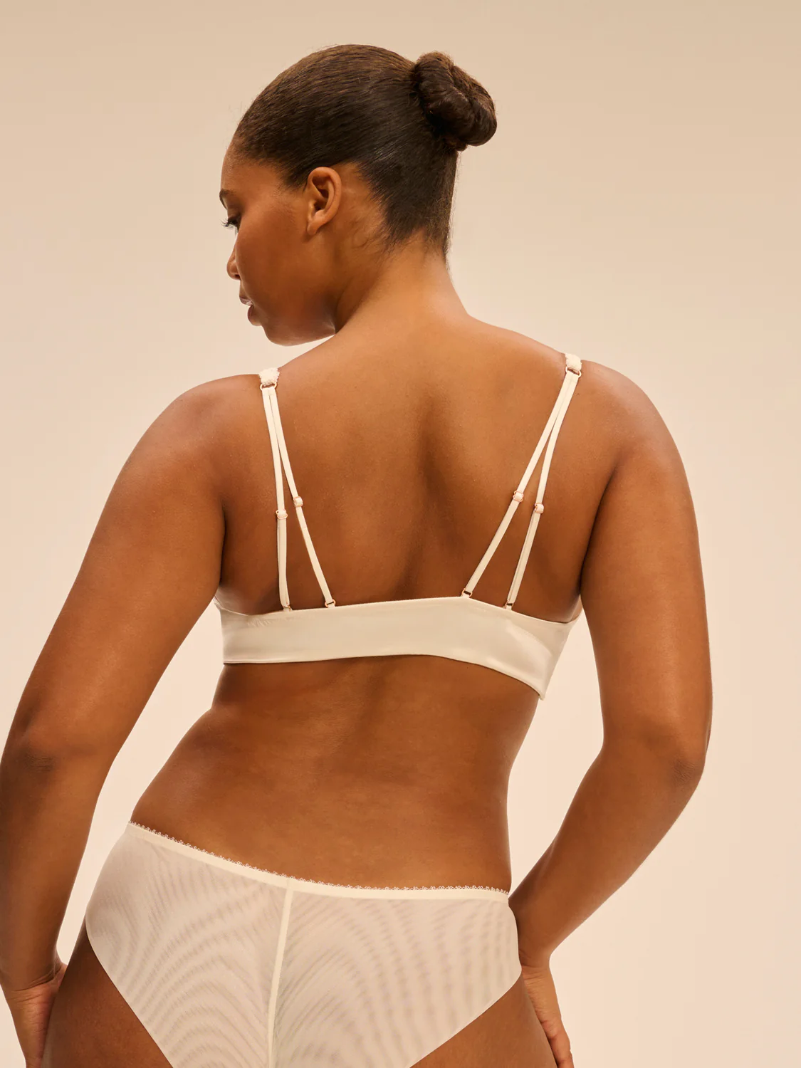 Soutien-gorge triangle sans-armatures - Naturel – Image 8