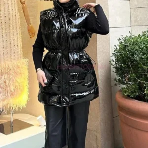 Gilet doudoune noir femme