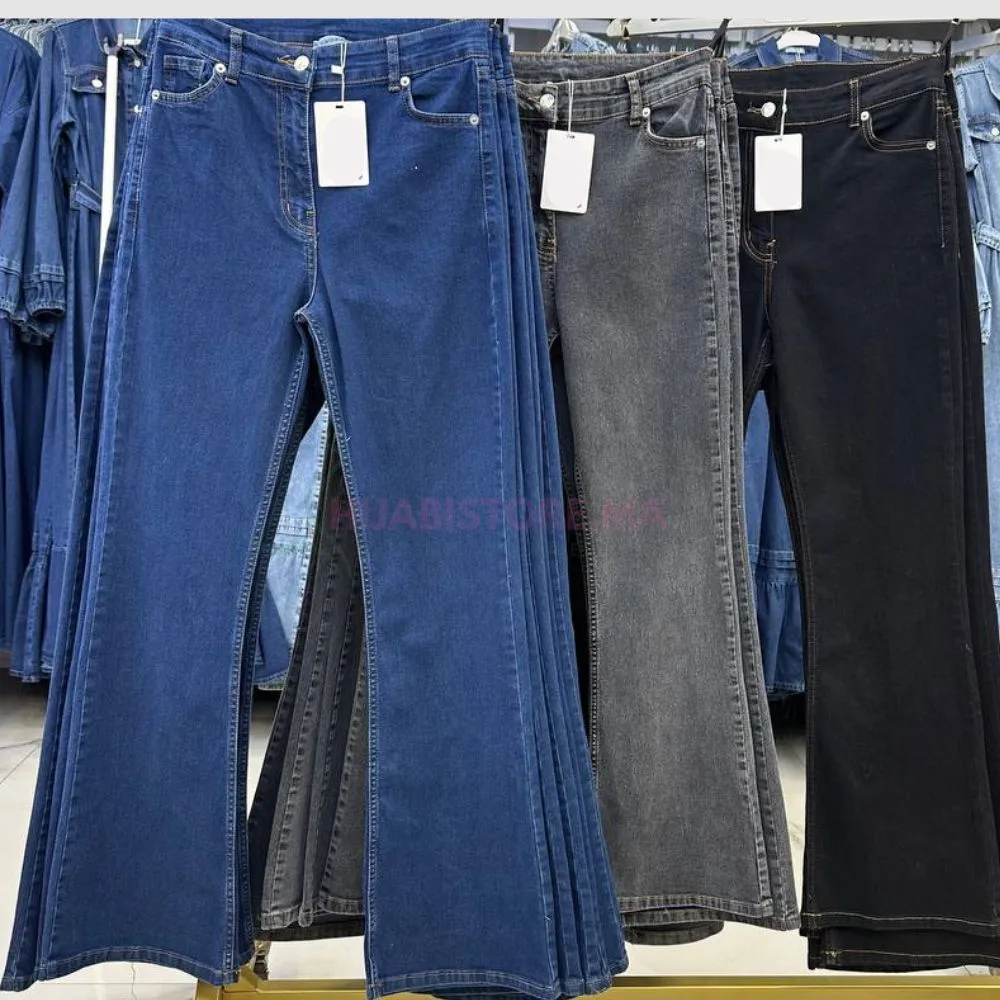 Pantalon jean patte d’éléphant