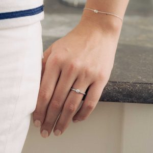 Bague Platine 950 ‰ Diamant Milady