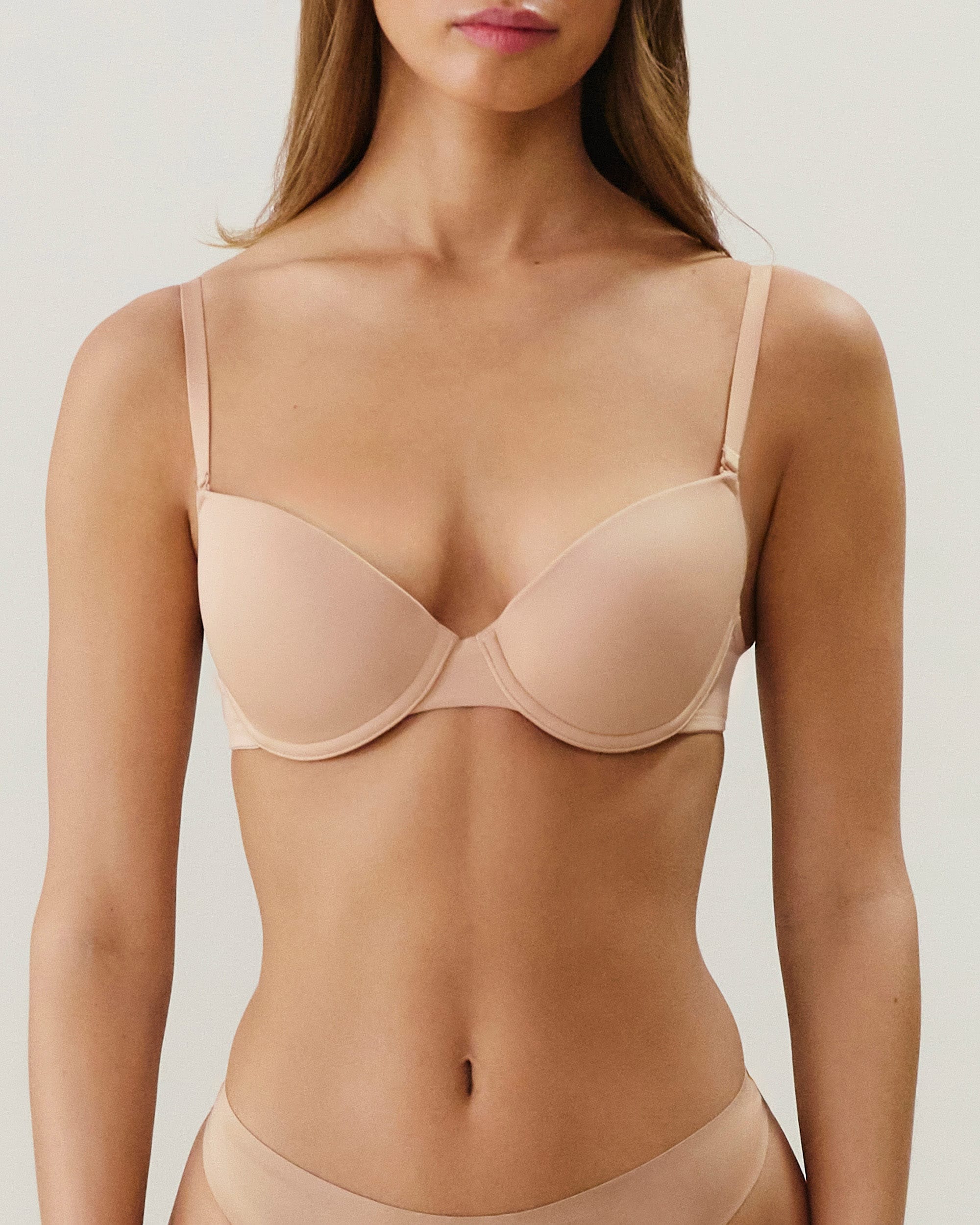 Soutien-gorge push-up en microfibres