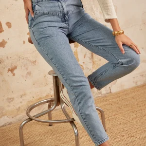 Jean Alessio Tapered Cropped Bleu