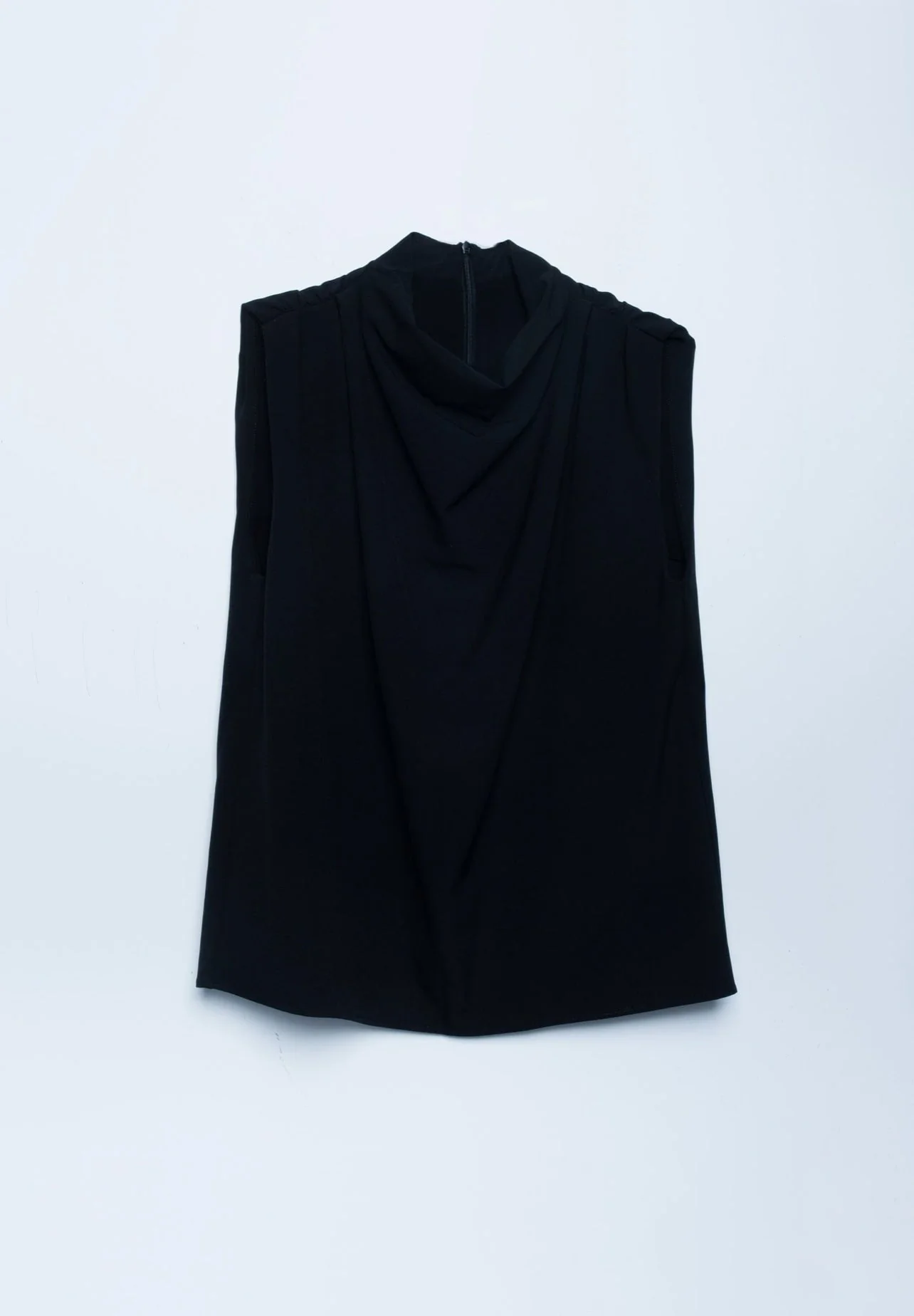 Blouse à Plissé Noir – Image 3