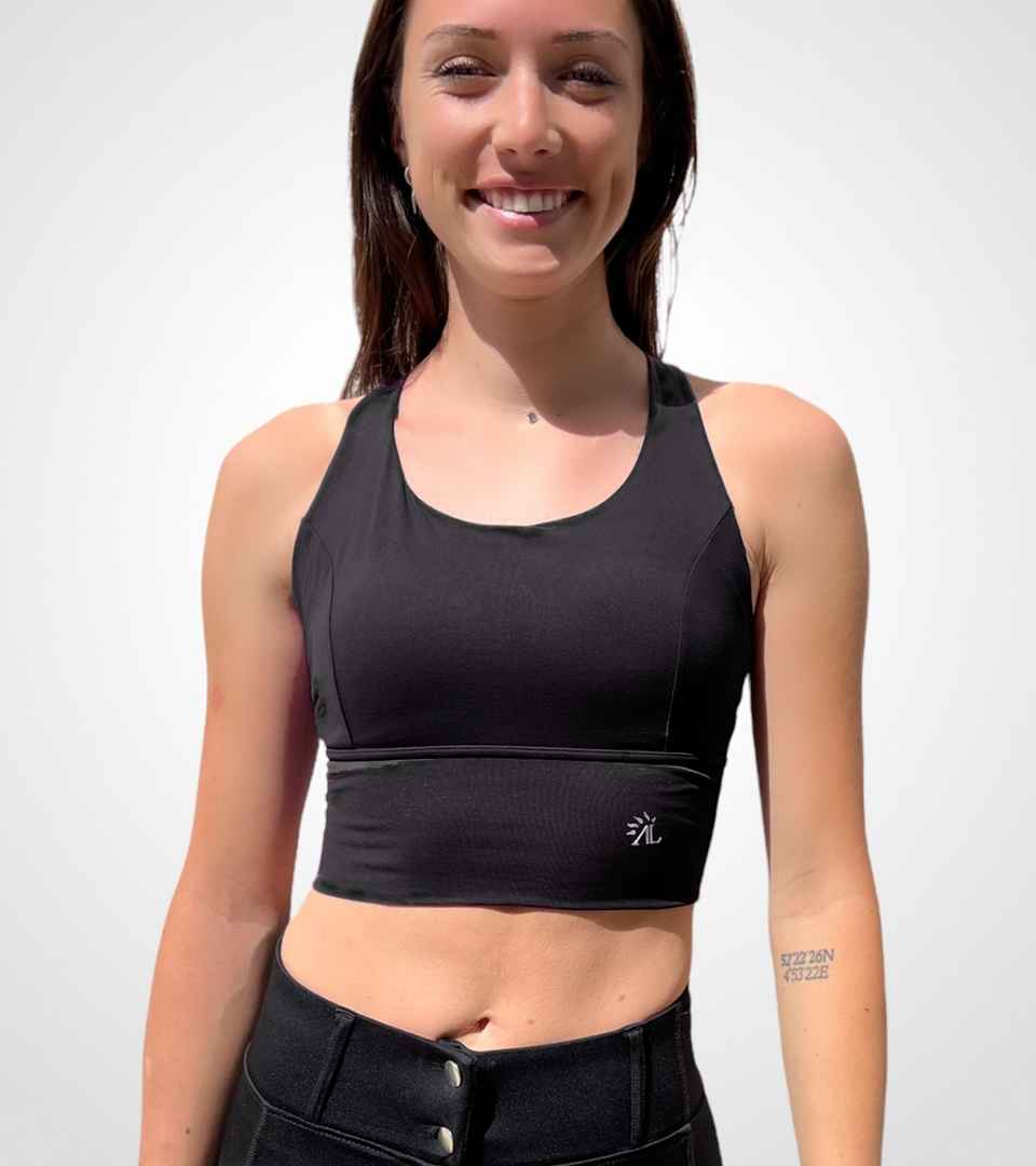 Brassière de Sport Comfort Noire - Medium Impact