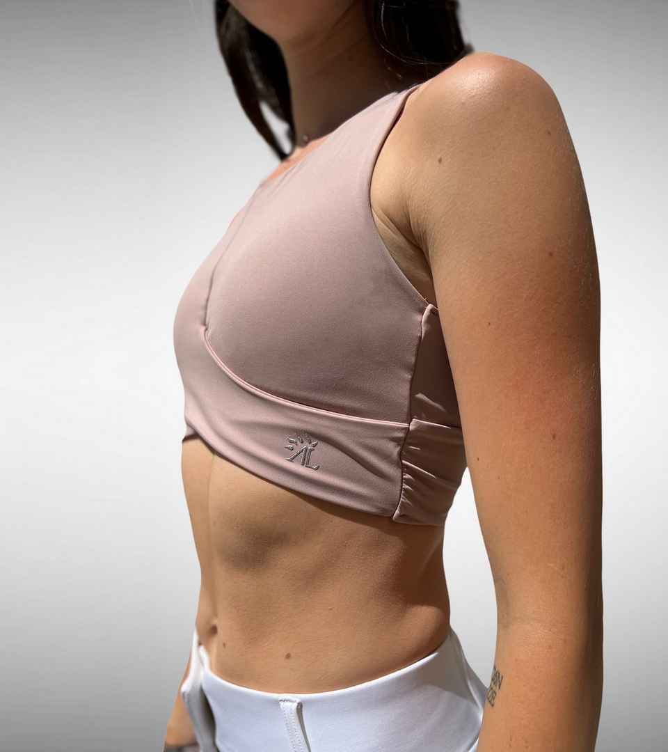 Brassière de Sport Sculpt Rose Poudré - High Impact – Image 3