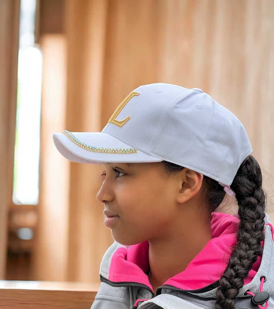 Casquette Bling Bling Bang Blanche – Image 2