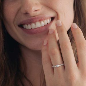 Bague Platine 950 ‰ Diamant Milady