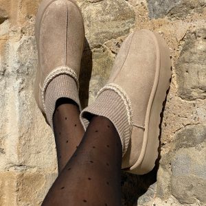 Boots Manon effet chaussette