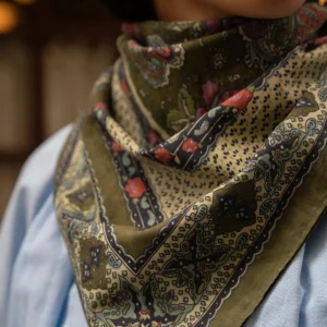 Foulard Alda Pivoine