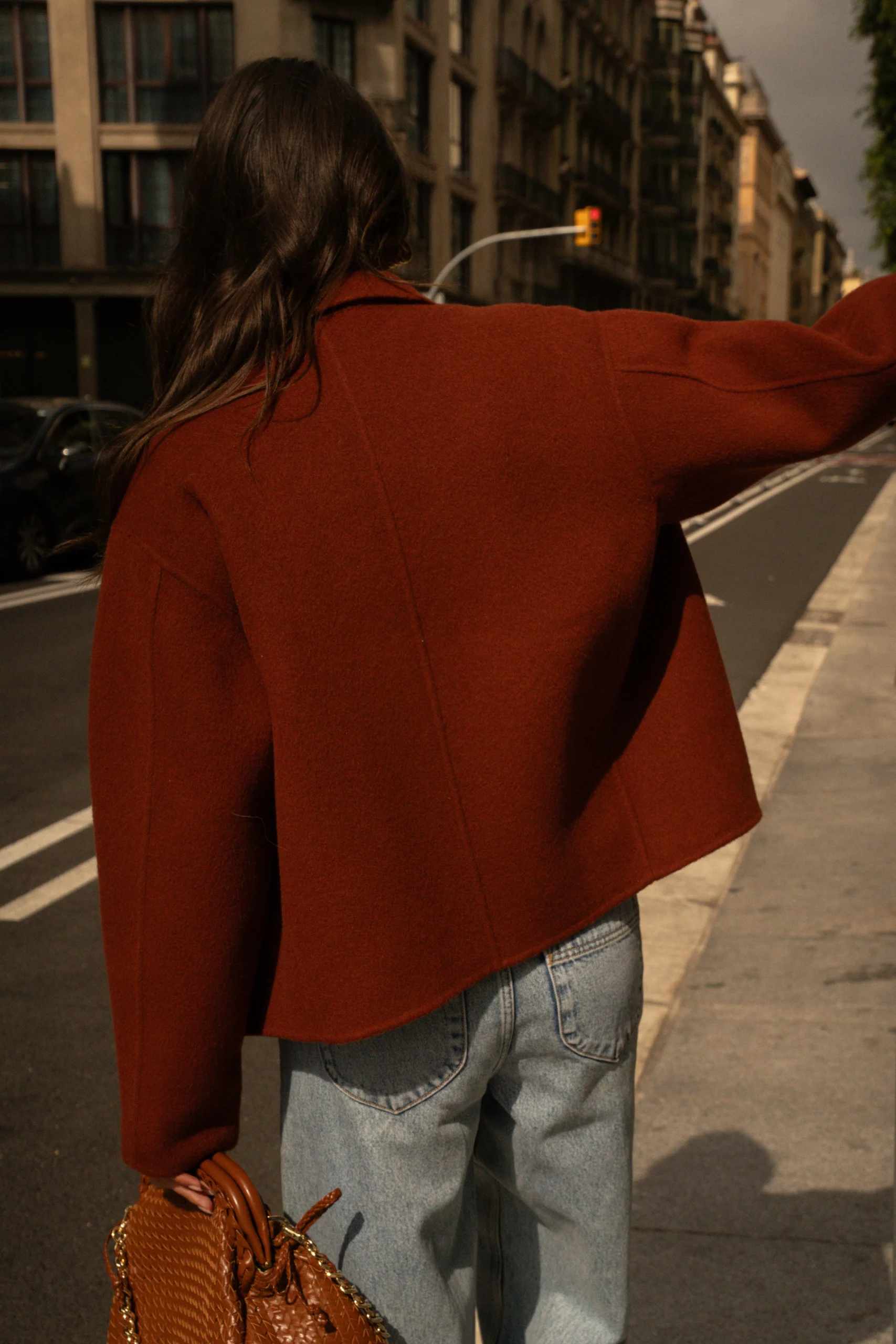 Manteau Liam acajou – Image 4