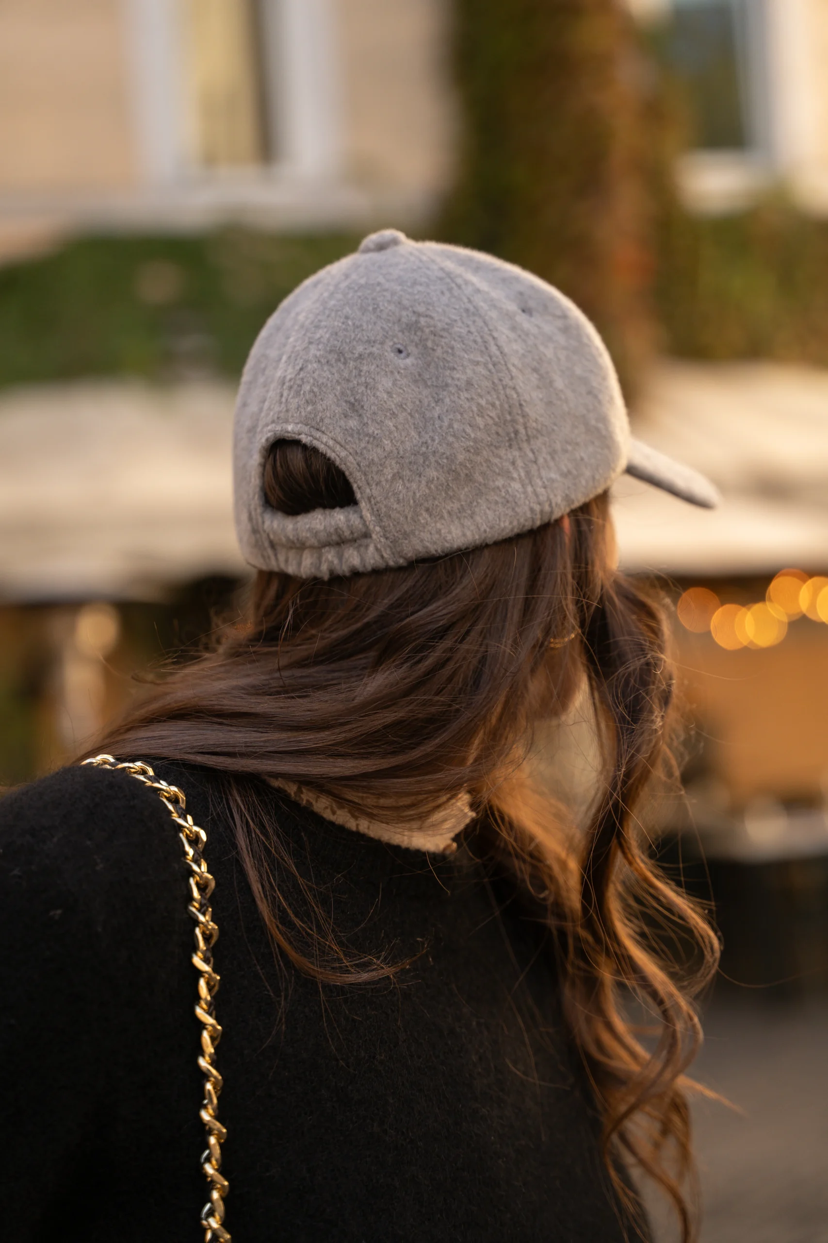 Casquette Laurene gris chiné – Image 2