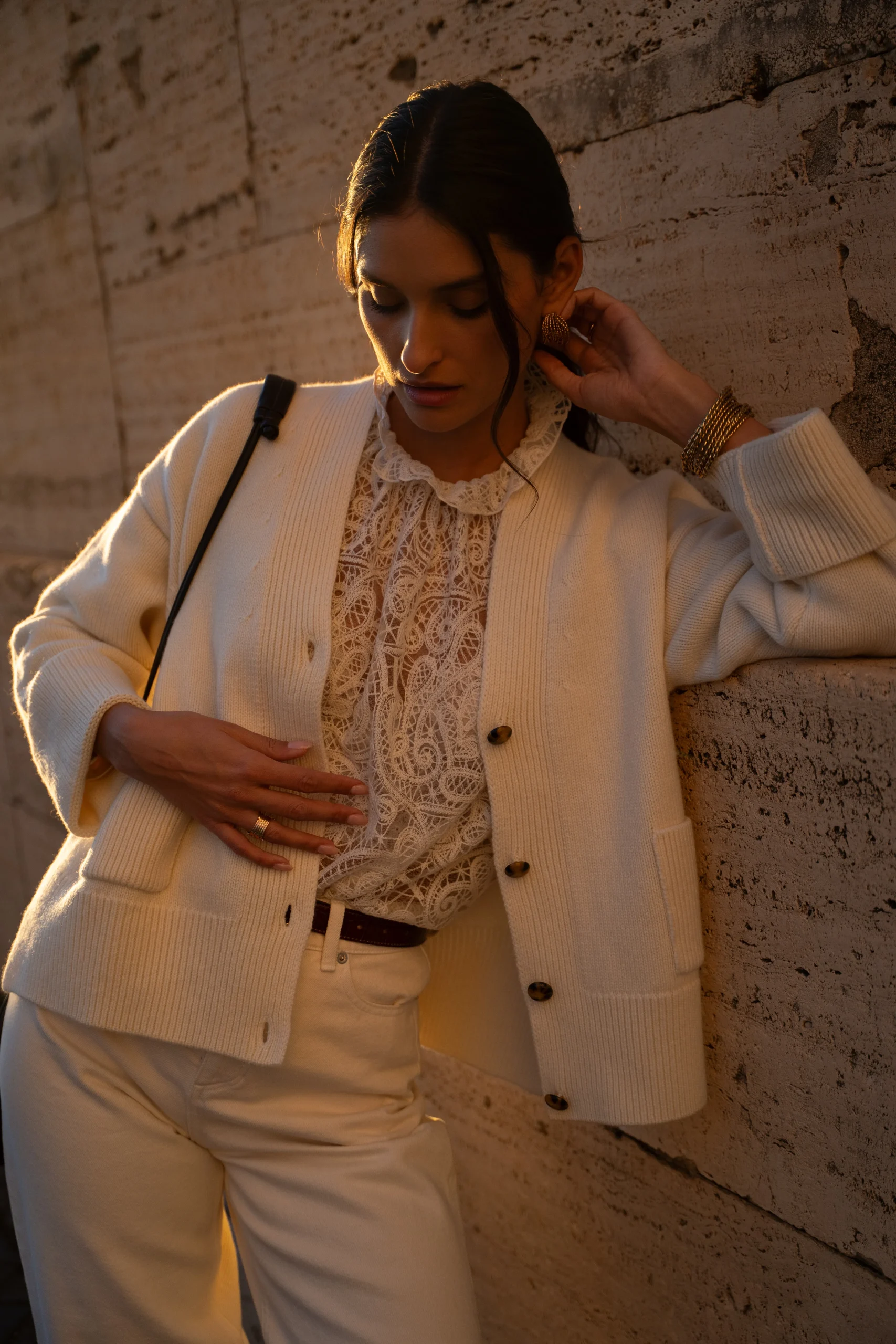 Cardigan Luis ivoire – Image 5