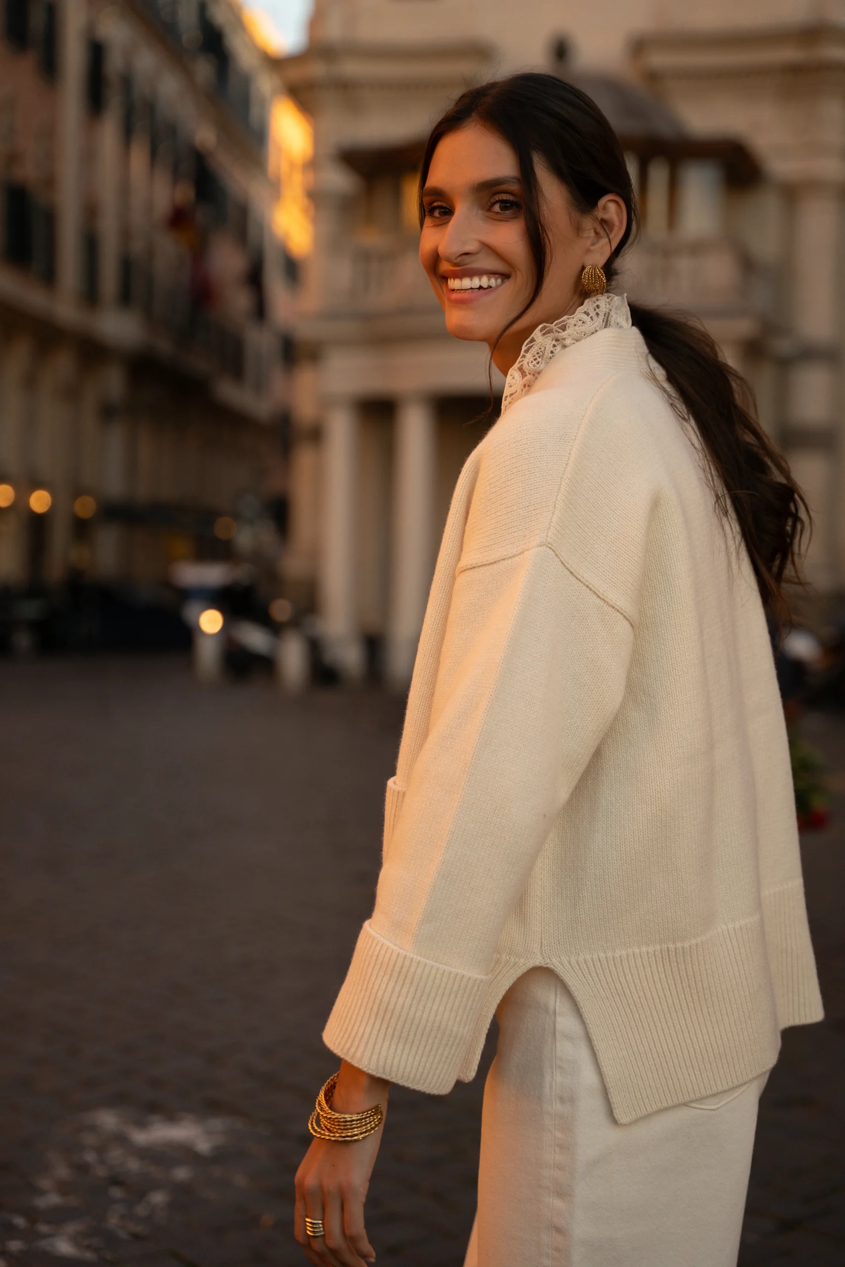 Cardigan Luis ivoire – Image 2