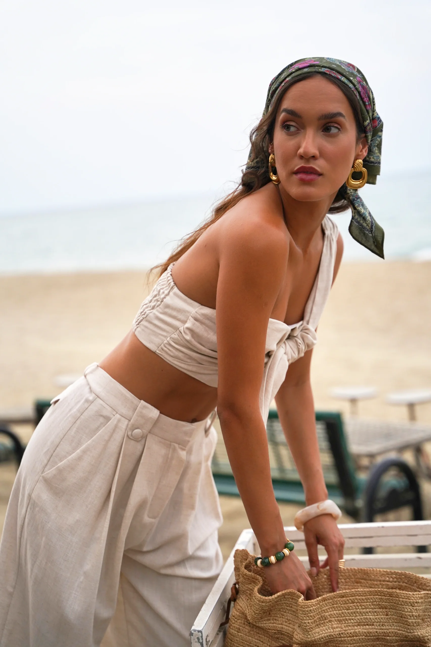 Top Maiane écru chiné – Image 3