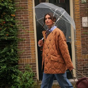 Veste matelassée Annelie marron