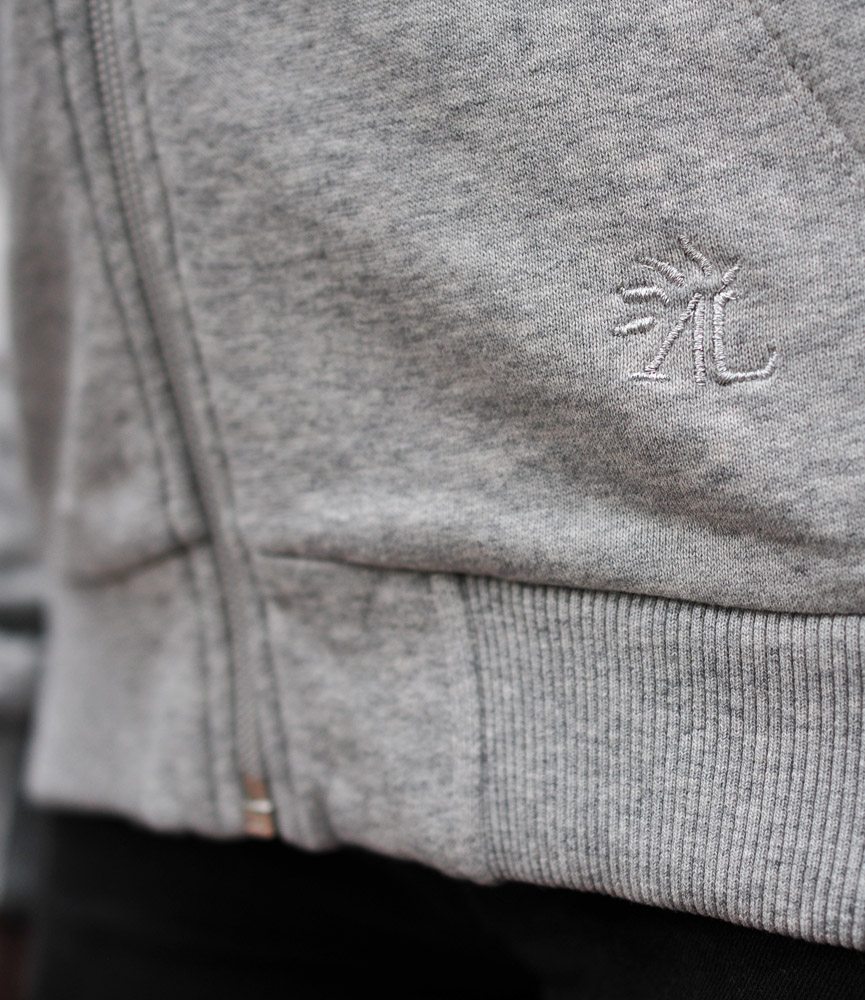 Sweat Monday Gris Clair Chiné 'Black Diamond' – Image 6