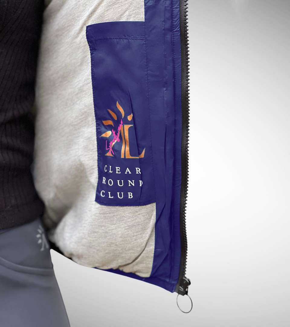 Doudoune Sans Manche Clear Round Club Bleue – Image 6