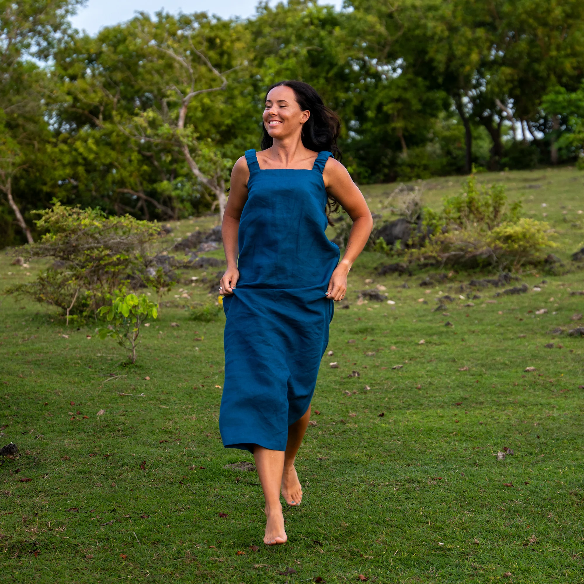 Robe d'été maxi en lin Fiona – Image 2