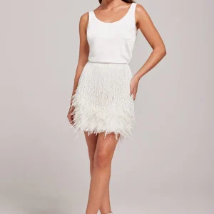 Sara White Skirt
