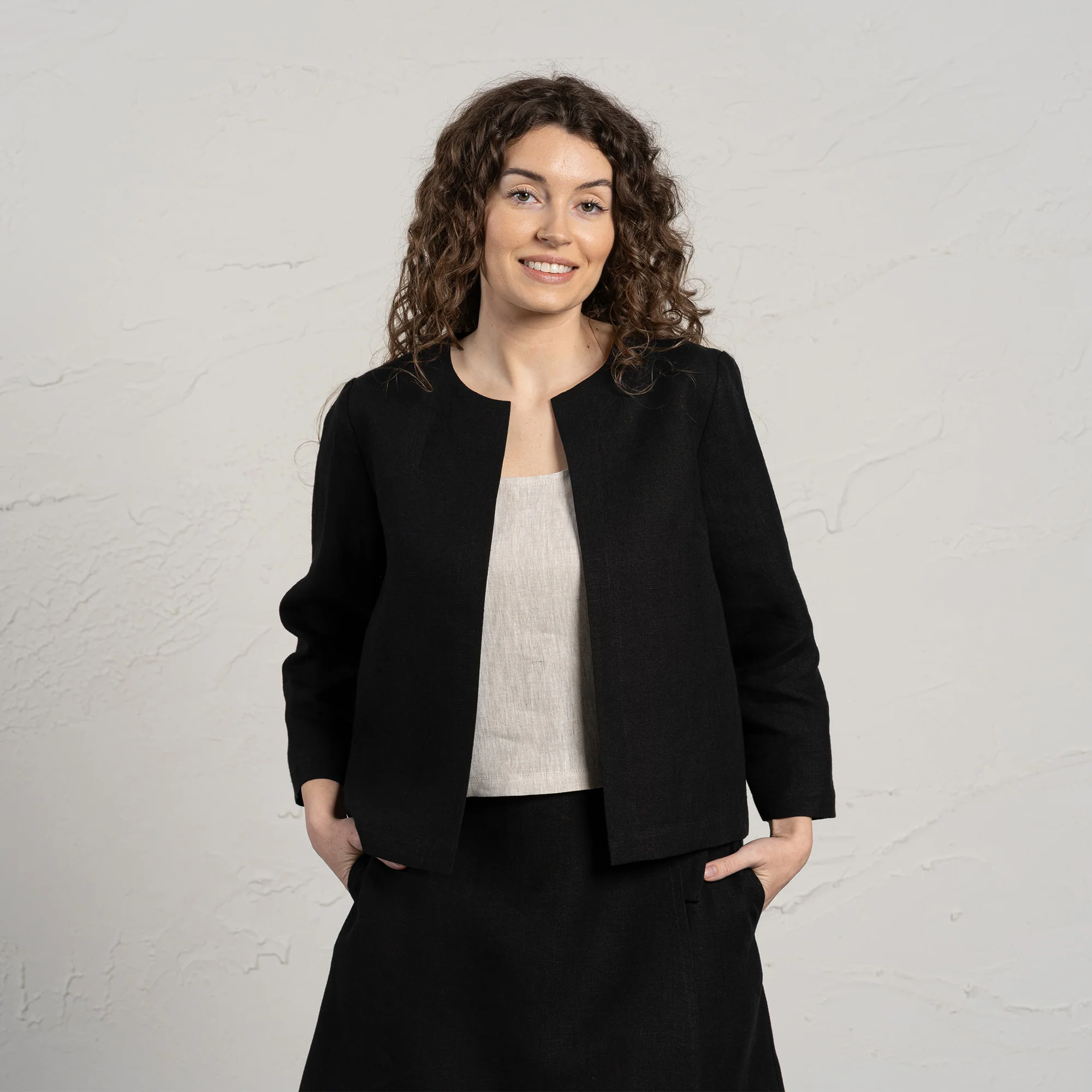 Veste décontractée légère en lin Eden – Image 8