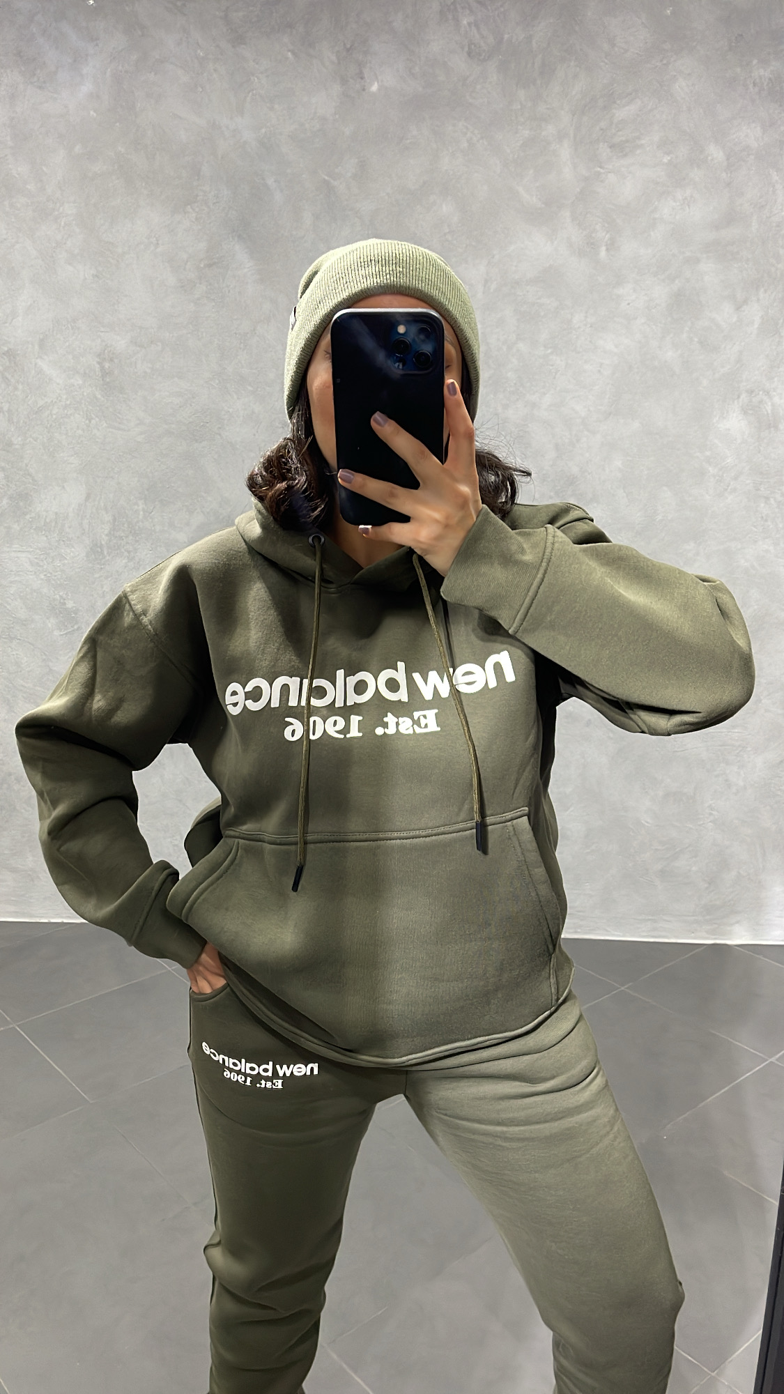 Ensemble Sweat à capuche Kaki