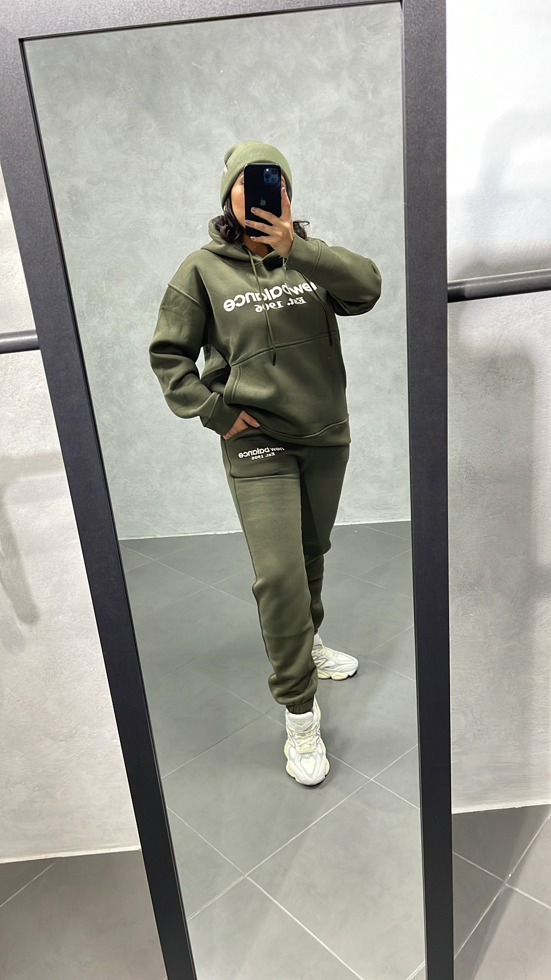 Ensemble Sweat à capuche Kaki – Image 5