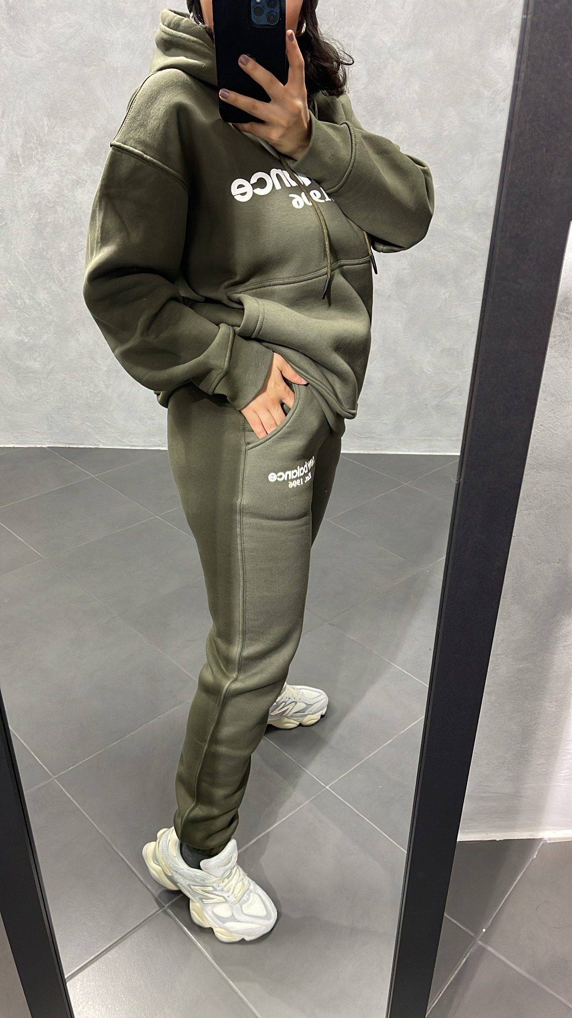Ensemble Sweat à capuche Kaki – Image 8