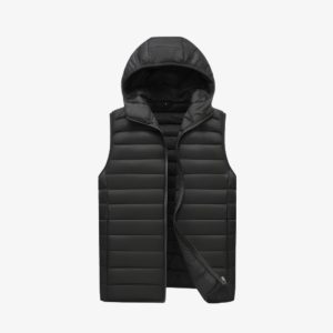 Gilet matelassé avec capuche pour homme