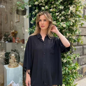 Chemise Balenciaga à franges