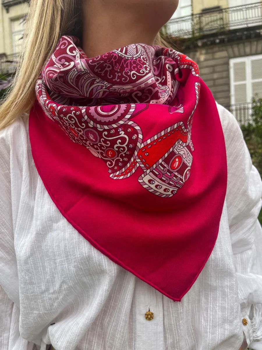 Châle Hermès « Sous l’égide de Mars » – Image 2