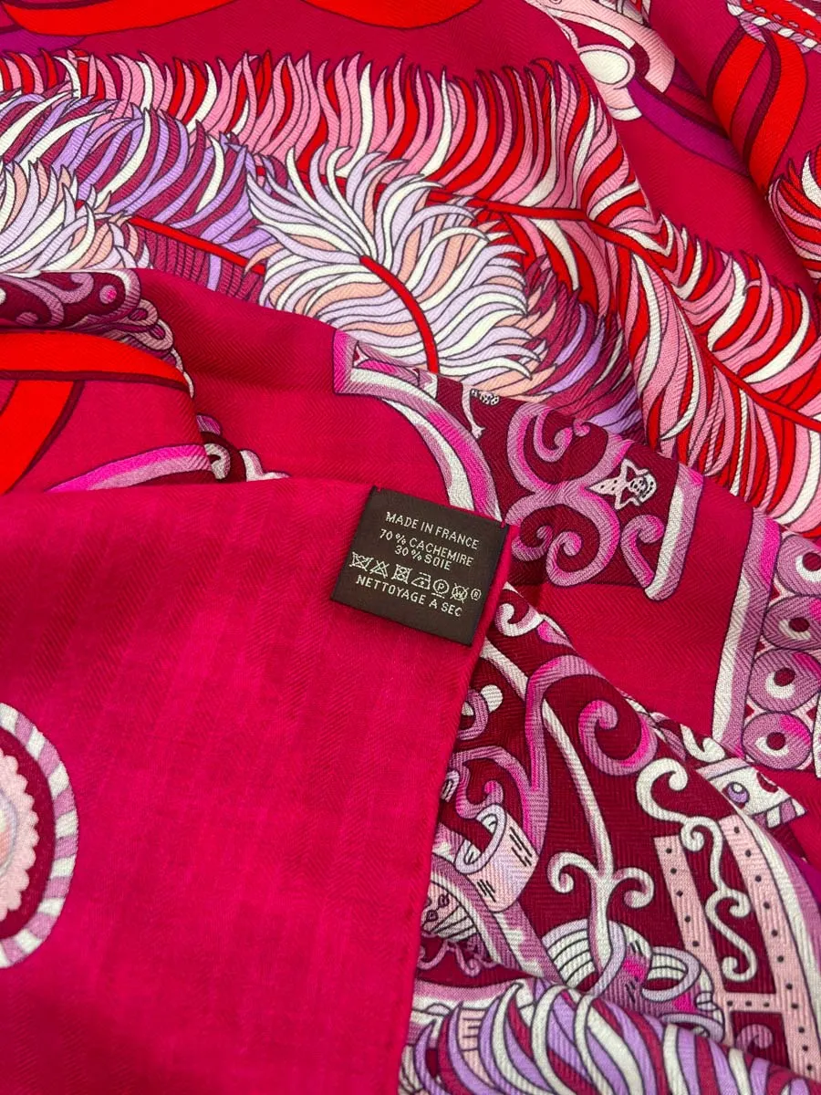 Châle Hermès « Sous l’égide de Mars » – Image 7