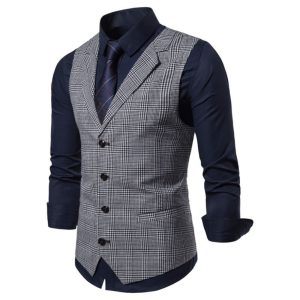 Gilet de costume pour homme style anglais