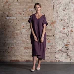 Robe ample Joelle Ombre Pourpre