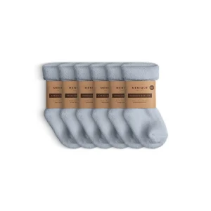 Lot de 6 paires de chaussettes Sherpa en laine mérinos pour enfants