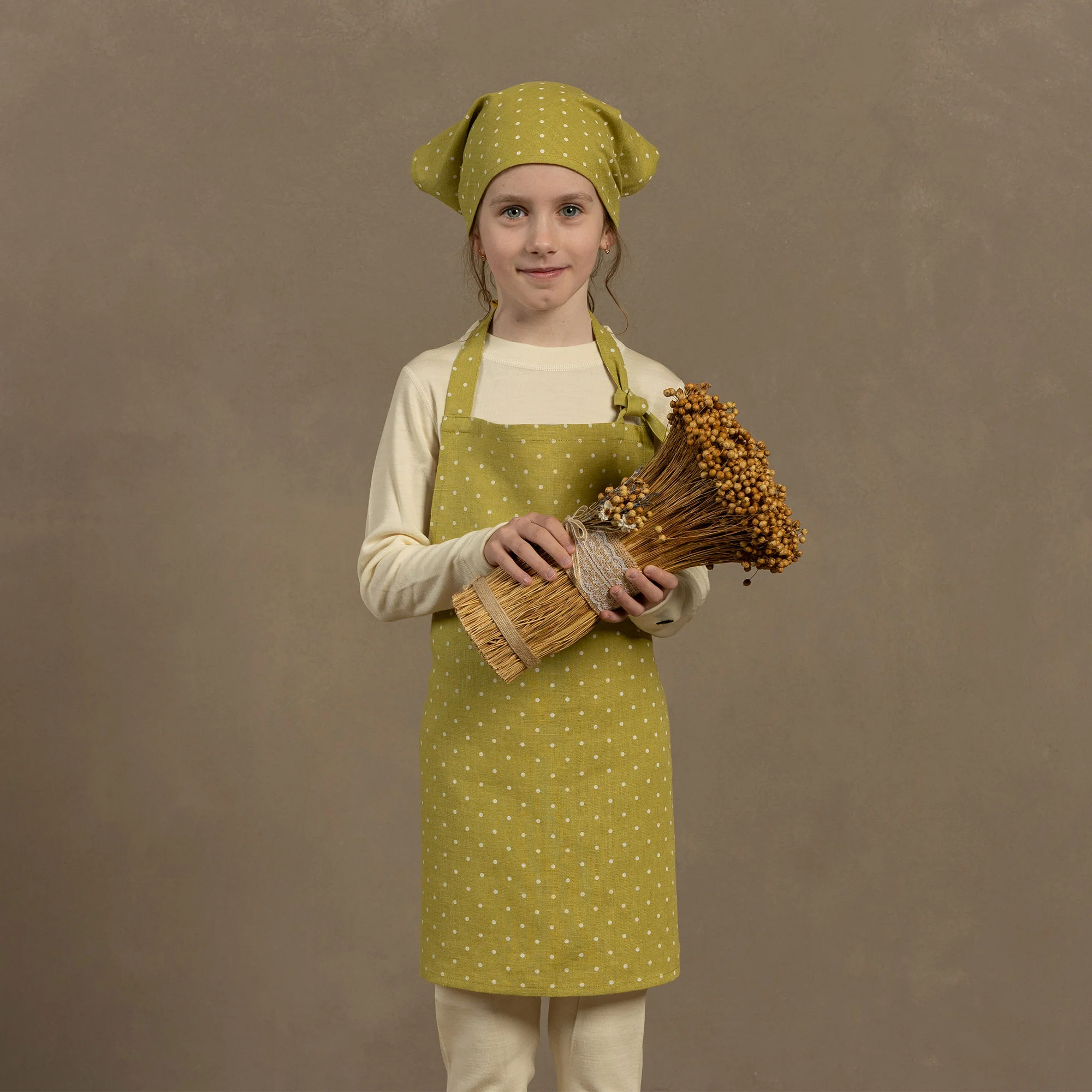 Tablier en lin pour enfants – Image 2