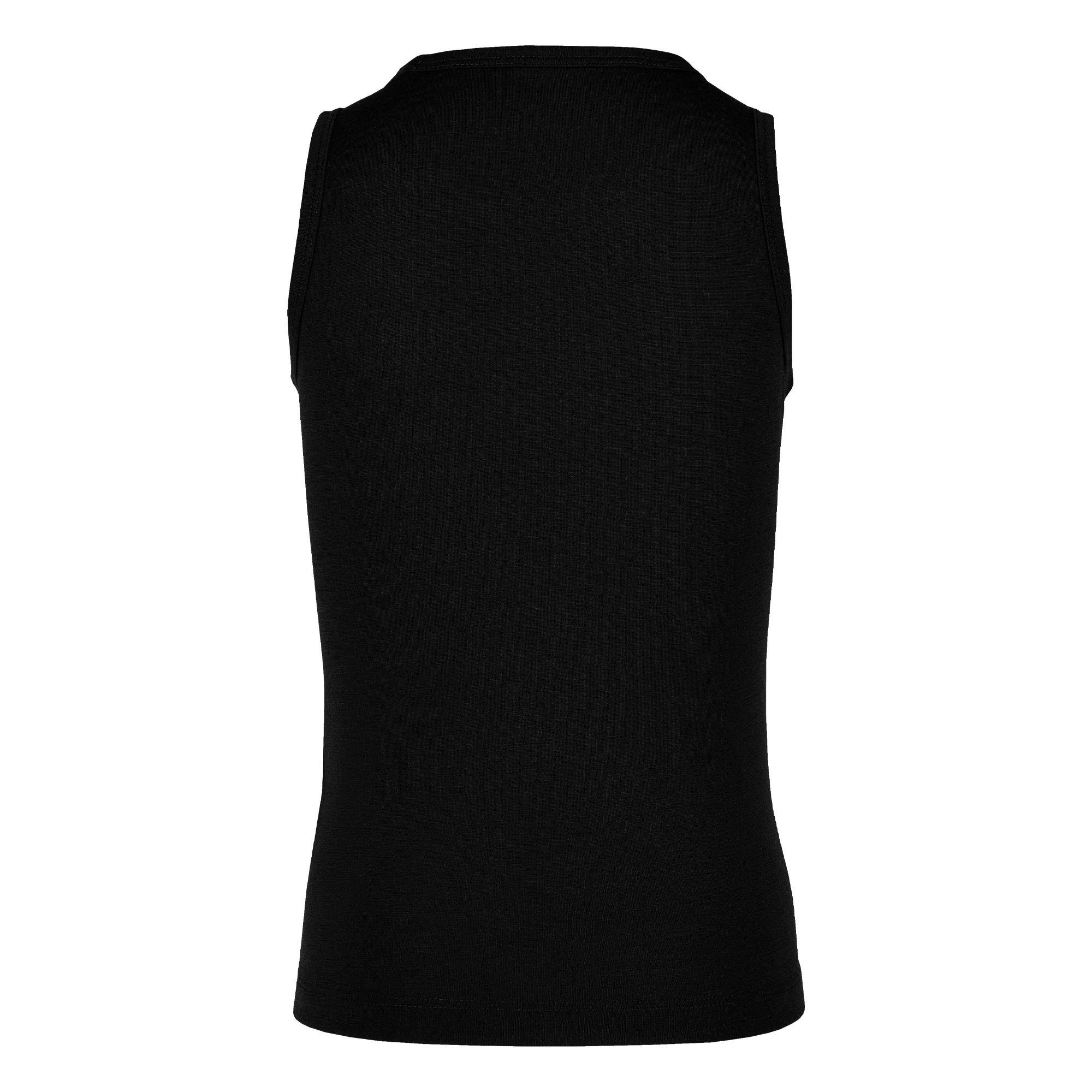 Débardeur en laine mérinos pour enfants noir – Image 6