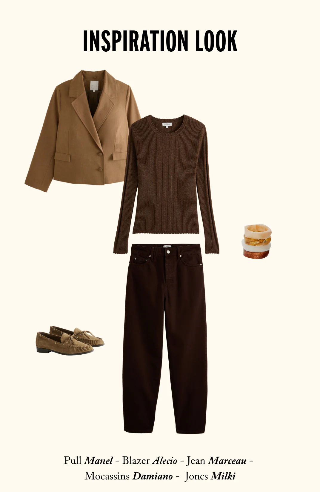 Pull Manel marron – Image 8