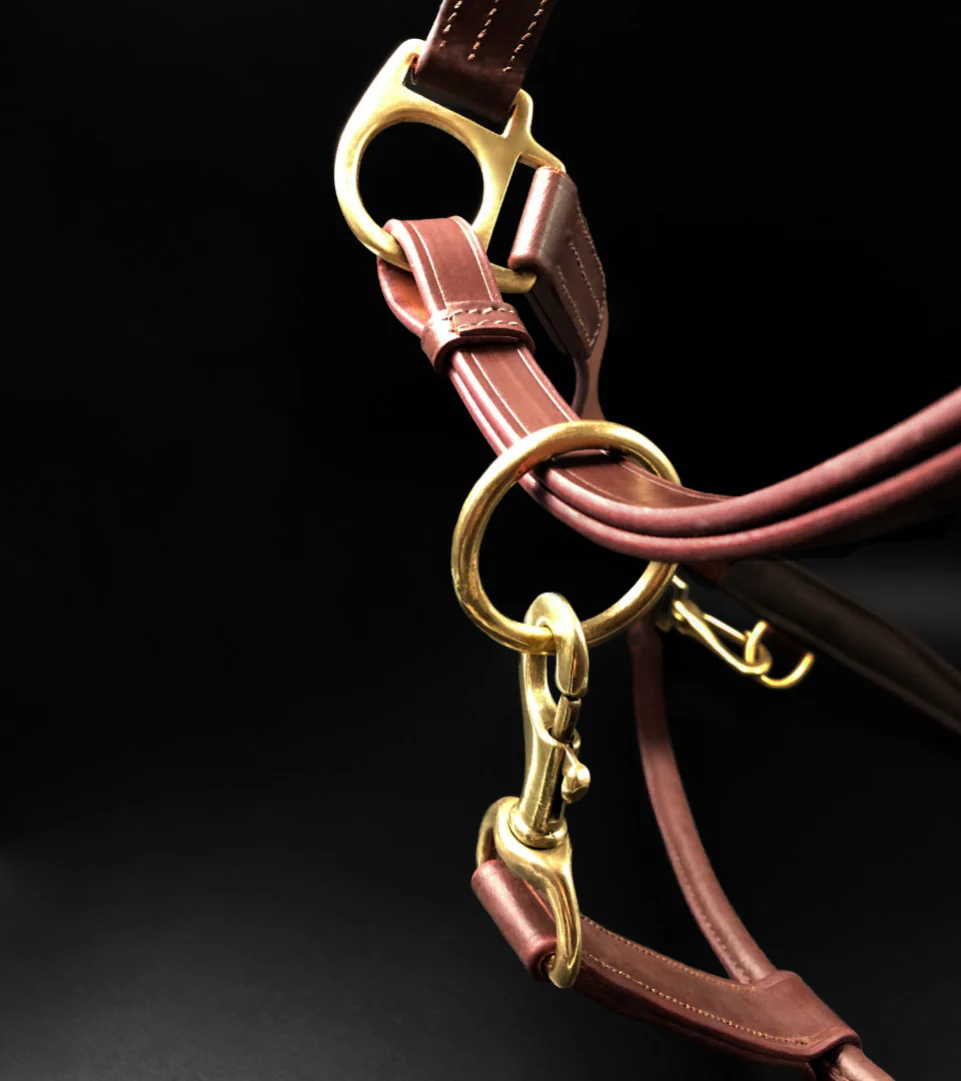 Licol Grooming Cuir Acajou – Image 6