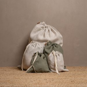 Sac de rangement organisateur en lin