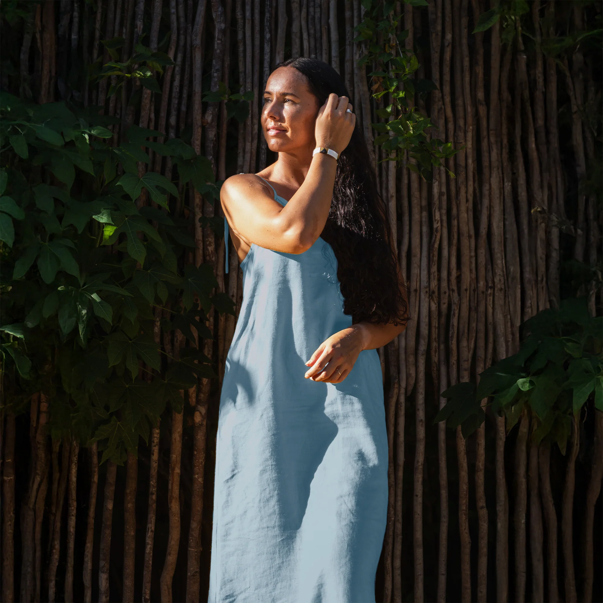 Robe Maxi de Plage en Lin Livia – Image 9